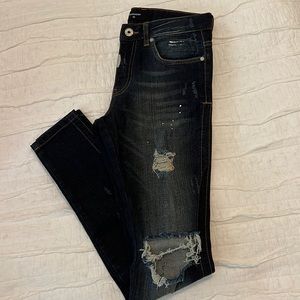 REPRESENT clothing distressed skinny jeans